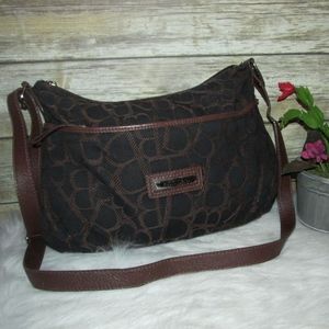 Boots 'N Bags Black Signature Leather Crossbody